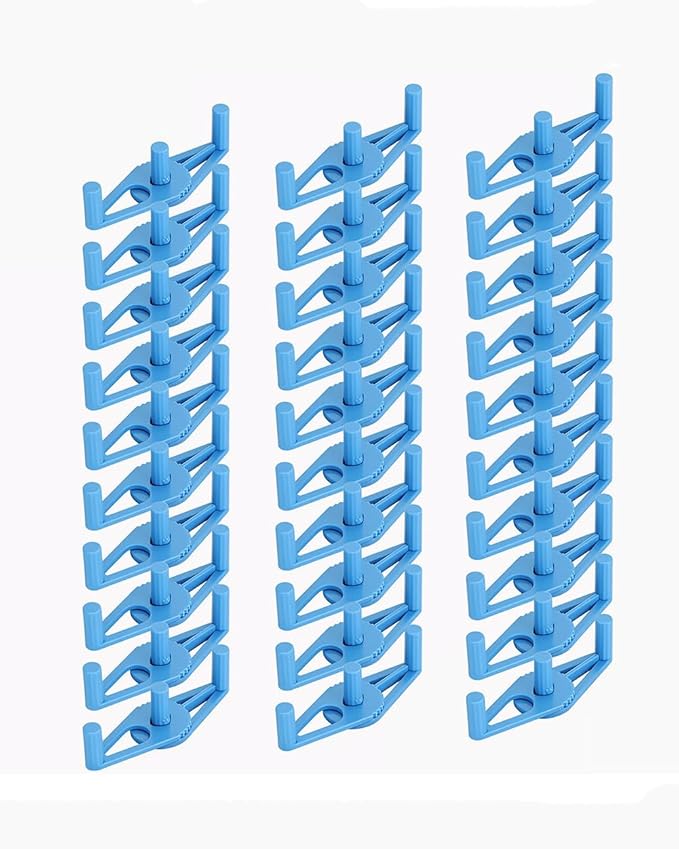 30Pcs Plant Stem Trainer Low Stress Training Clips Stem Bender Clips for Climbing Adjustable Bud Clips Plant Bender Plant Training Clips Plant Root Bender for Gardening Blue