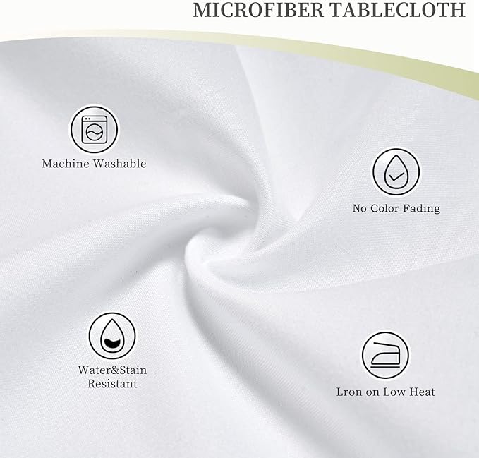 VIMPEYDON Fractal Table Cloth for Dining Tables, Reusable Sphere Blooming Flower Rose Like Colored Image Different Details Tablecloths Decor Rectangle Table Cover for Kitchen,Holiday,Party, 54x72Inch
