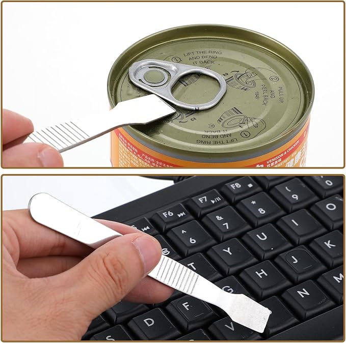 3Pcs Small Metal Scrapers Tool, Handy Non-Scratch Crevice Cleaning Tool Flathead Scraper Tools for Tight Spaces Multi-Purpose Label Scraper Perfect for Removing Oil Stains, Kitchen, Stains, Paint