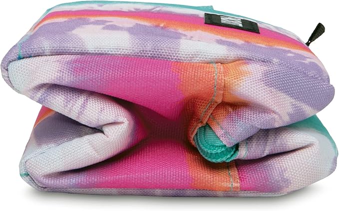PackIt Freezable Snack Box, Tie Dye Sorbet, Built with EcoFreeze Technology, Collapsible, Reusable, Zip Closure with Buckle Handle, Designed For Work Snacks, Fresh Snacks On the Go, Adults