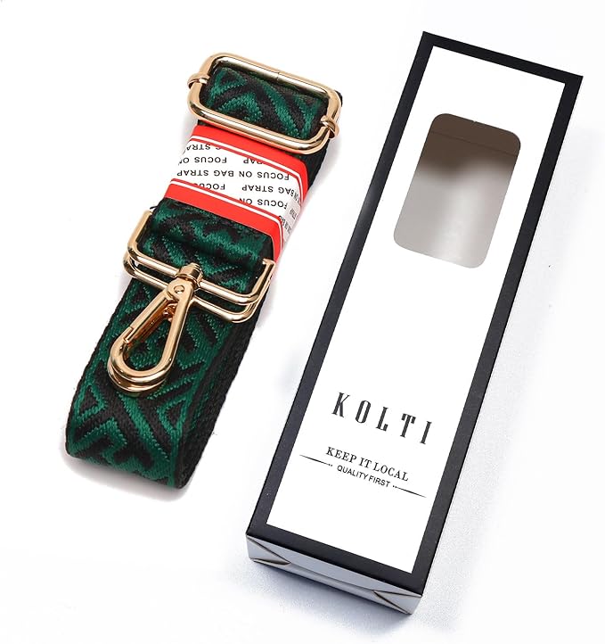 Kolti Purse Strap Replacement Crossbody Handbag Stripe Wide Adjustable