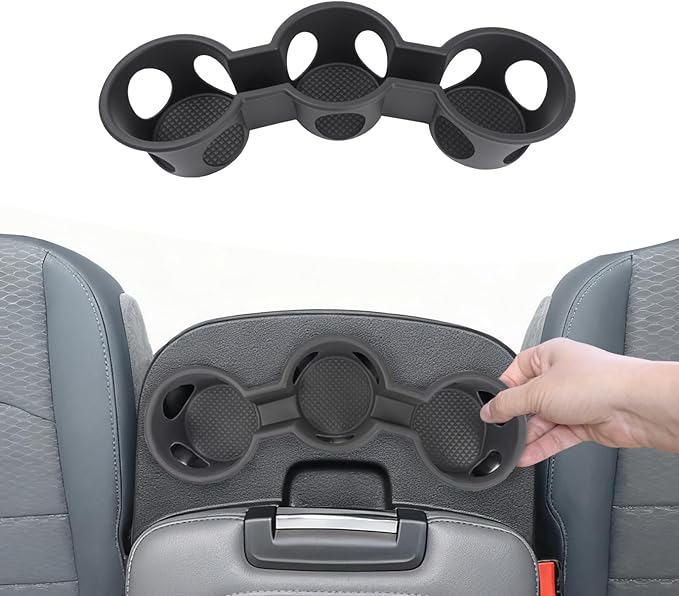 Jump Seat Cup Holder Coaster Fit for Dodge Ram 1500/2500/3500/4500/5500 2013-2018 &2019-2025 Classic Model Cup Holder Mat Pad Inserts Interior CupHolder Liner for Dodge Ram(for Ram Jump Seat)
