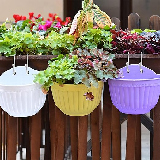 Nisoger 12 Pack 6 Inch White S Hooks, Large Vinyl Coated S Hooks with Rubber Stopper Non-Slip Heavy Duty, Steel Metal Coated Closet S Hooks for Hanging Jeans, Plants, Jewelry, Pots, Pans, Cups, Towels