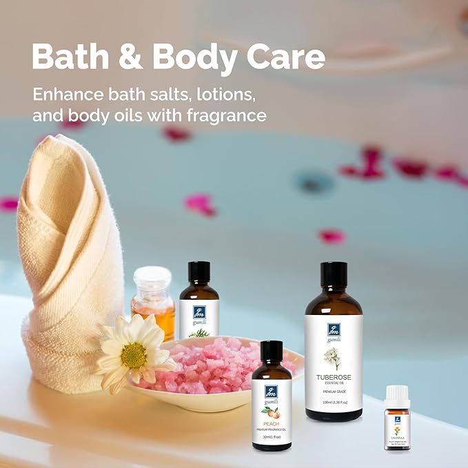 Vanilla Essential Oil - Pure Natural Oil for Aromatherapy Diffuser, Skin, Hair, DIY Perfume & Candle Making - Organic 10mL Warm Sweet Scent