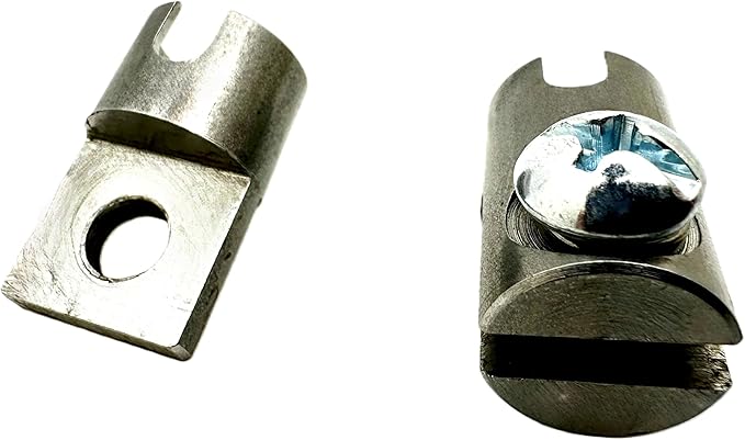 Flow Fixer 1/2” Slotted Drain Cleaner Cable Weld On Repair End, 1/2FC & 1/2MC MALE and FEMALE WELD-ON CABLE END REPAIR for 1/2" Cables. Fits All 1/2" O.D Cables, Hollow or Inner Core