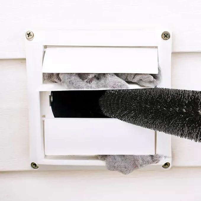 3PCS Crevice Gap Cleaning Tool Kit Brush Dryer Lint Brush Vent Cleaner 27 inch Refrigerator Condenser Coil Cleaning Brushes & Hard Bristle Crevice Cleaning Brush for Household Use