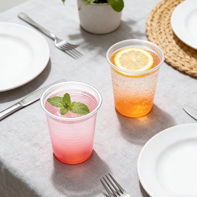 Lamosi 1500 Pack 5 oz Plastic Cups, Disposable Party Cups, Small Drinking cup for Bathroom, Party, Wedding, Travel, BBQ, Picnic, Event