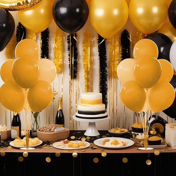 DECOCKRAT Balloon Stand Kit - 2 Set Table Stands with Base, Easy Assembly Balloon Sticks, Reusable Holders for Baby Showers, Weddings, Birthdays, Party Decorations