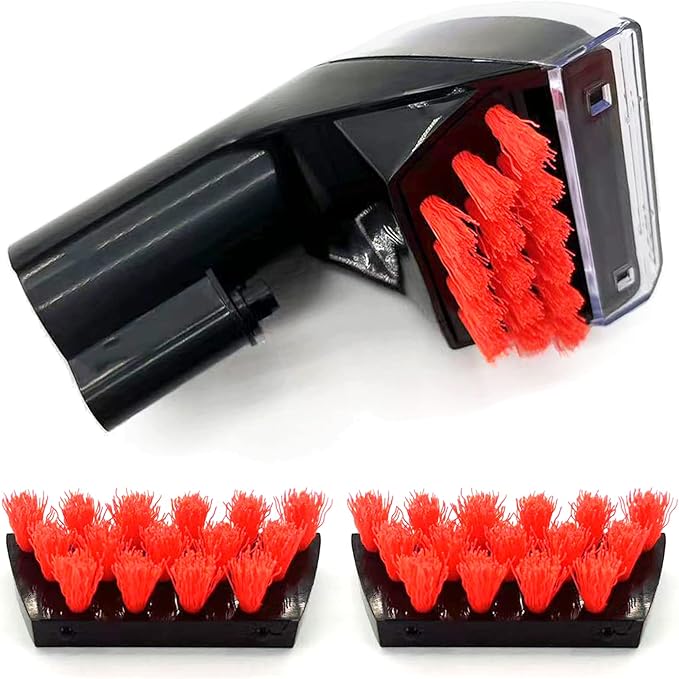 1400B Little Green 3" Tough Stain Brush Tool Replacement for Bissell Little-Green Upright &Portable Carpet Cleaners for 1400B 4075 1425 3860 1400W 1400 3353 1844 2290A Series,Black,1+2 brushes