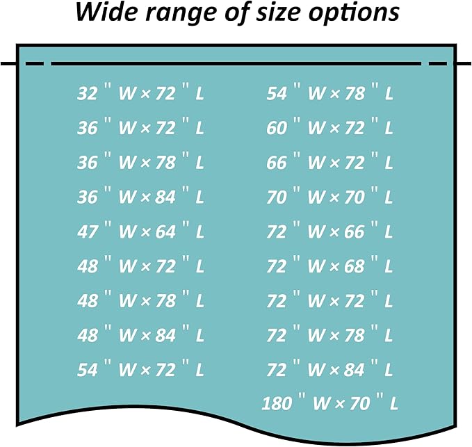 Mrs Awesome Clawfoot Tub Shower Curtain or Liner with 12 Magnets - Free 36 Hooks Included, Waterproof PEVA, 180" x 70", Clear