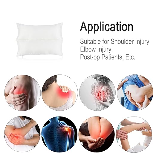 Satin Neck Pad Strap Cushion for Arm Sling Pillow Comfort Support Padding Rotator Cuff Replacement Surgery Elbow Brace Carry Padded Cover Broken Wrist Hand Injury, Ivory