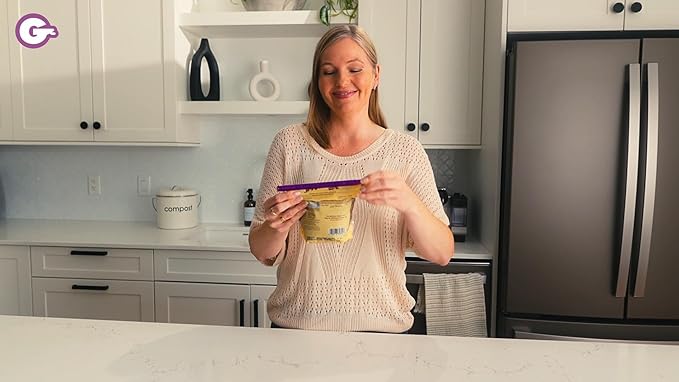 GRIPSTIC Bag Sealer - Reusable Chip Clips, Bag Clips. Patented. Airtight & Waterproof Seal on Food Storage Bags, Kids Snacks & More. Near Zero Waste. 12ct Medium