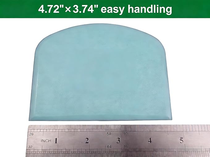 5-Pack Dough Scraper Bowl Food-safe Plastic Dough Cutter Flexible Bench Multipurpose Food Scrappers for Bread Dough Cake Fondant Icing