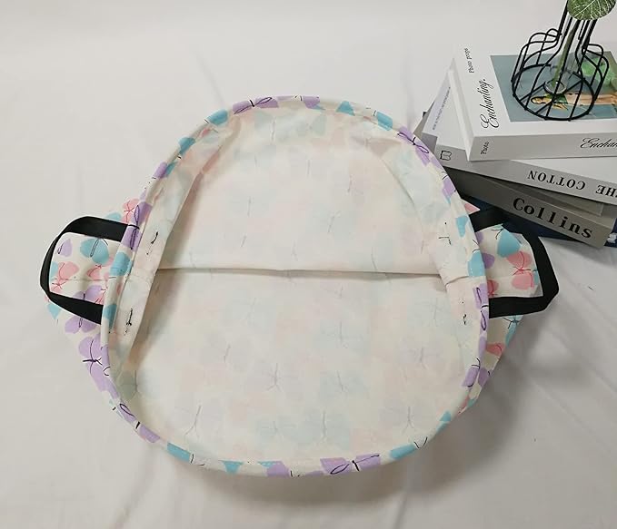 Storage Bins Toys Box Kids Baby Hamper Waterproof Laundry Basket Canvas Collapsible Gift Organizer Bin for Home/Dorm/Kitchen/Pet/Office/Closet/Shelf/Gift Baskets(Butterfly)