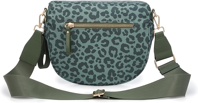 FEIBOON Spacious Nylon Crossbody Bag Bum Bag Handbags Wallets Purses Trendy Shoulder Bag for Women