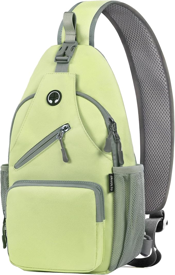 Sling Bag for Men Crossbody Backpack, Small Sling Backpack Men's Shoulder Bag, Casual Daypack Hiking Bag for Travel