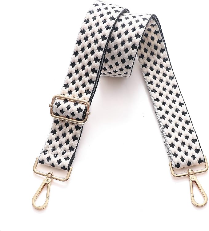 S-Jacorry Purse Strap Replacement Crossbody Wide Shoulder Strap Adjustable Canvas Straps Handbag Strap Replacement Belts