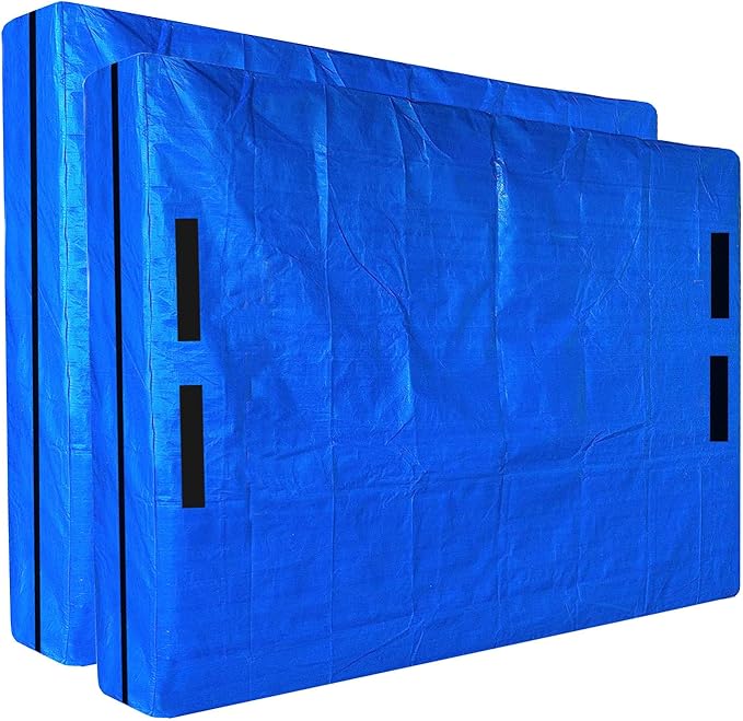 SGPAC Heavy Duty Mattress Bags for Moving and Storage - Extra Thick King Mattress Cover With Reinforced Handles and Zipper - Made of New Material, Pack of 2
