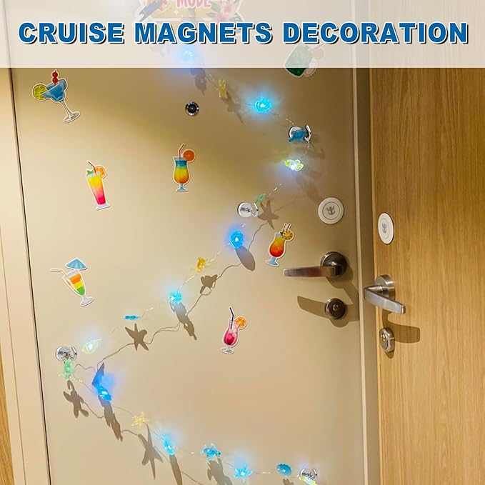 LOVIMAG Magnetic Hooks for Hanging, 30lbs Magnet Hooks for Cruise Ship Essentials, Strong Magnets for Classroom, Rare Earth Magnets with Hooks for Cruise Must Haves, Camper, Locker,Ceiling-15 Pcs