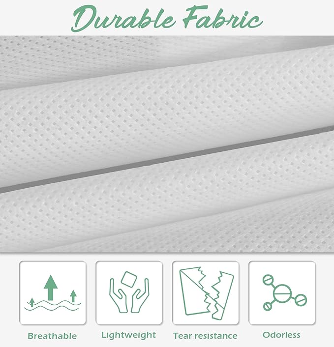 MISSLO 65" Bridal Wedding Gown Dress Garment Bag with Accessories Pouch Large Travel Garment Cover 8" Gusset (White)