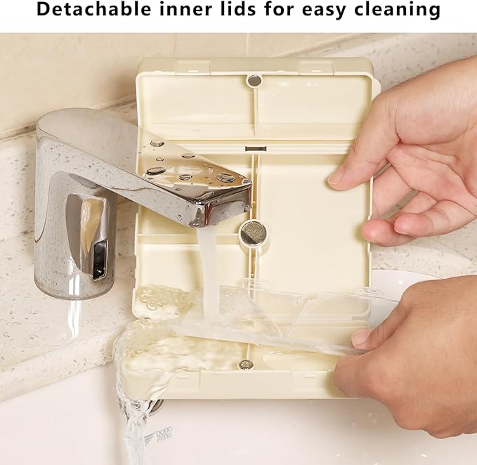 FYY Daily Pill Organizer,2 Pcs 7 Compartments Portable Pill Case Travel Pill Organizer,[Folding Design] Pill Box for Purse Pocket to Hold Vitamins,Cod Liver Oil,Supplements and Medication-White