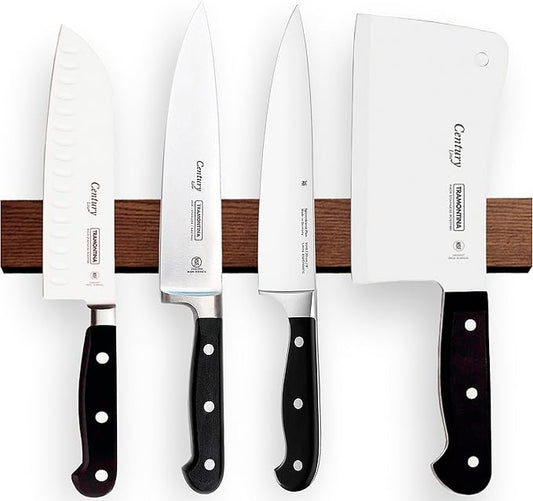 10 Inch Magnetic Knife Holder for Wall No Drilling Use as Magnetic Knife Strip - Magnetic Knife Bar - Wall Kitchen Knife Magnetic Holder