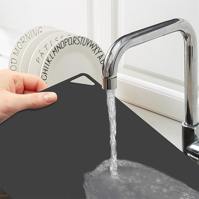 WK Flexible Plastic Cutting Boards Mats for Kitchen, Flexible Non Slip Cutting Mat, Thin Cutting Sheets, BPA Free, Dishwasher Safe, Multi Sizes