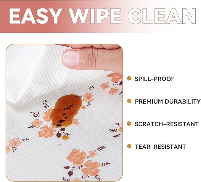 RAY STAR Shelf Liner, Non Adhesive Pink Orange Floral Printed Kitchen Cabinet Liner for Pantry Drawer Vanity, Strong Grip Non Slip, Shelf Liners for Kitchen Cabinets Cupboard 12 Inch x 10 FT (4 Rolls)