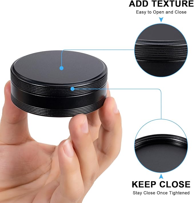 Pill Box 3 Compartment - Metal Travel Pill Case for Pocket or Purse, Portable Waterproof Medicine Pill Organizer Holder Daily Pill Container for Medication, Vitamin, Fish Oil