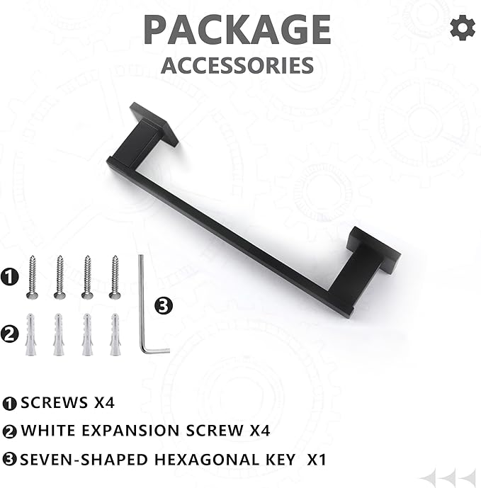 LANC Hand Towel Bar for Bathroom Wall Mounted Matte Black 12-Inche Hand Towel Ring Stainless Steel Towel Rods for Kitchen Bathroom Hand Towel Holder Towel Rack Towel Hanger, A9010MB-L3