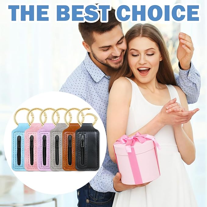 2 Pcs Mini Travel Jewelry Organizer – Dual-Sided Zippered Jewelry Case with Detachable Metal Ring, Small Portable PU Leather Storage Pouch for Rings, Necklaces – Gift for Women, Girls