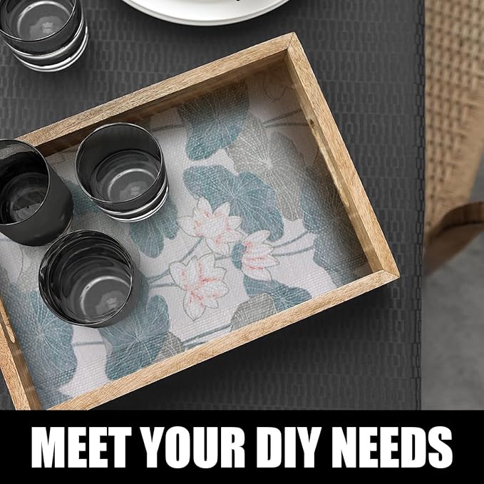 Shelf and Drawer Liner for Cabinets, Non-Adhesive and Strong Non-Slip 12IN x 20FT Shelf Cabinet Drawer Liners for Kitchen,Table,Bookshelves,Waterproof Cupboard Liners