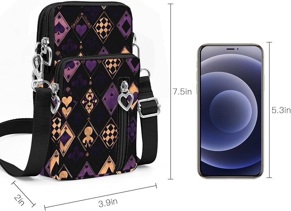 BIAOTIE Lightweight Small Crossbody Bags Cell Phone Purses Travel Pouch Shoulder Bag for Women