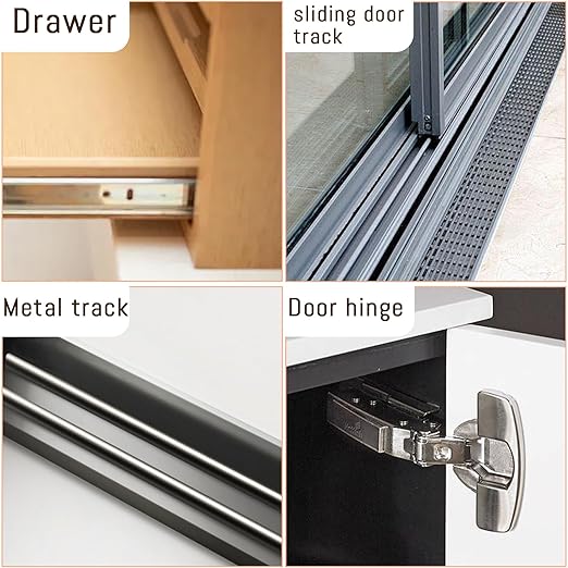 Wood Lubricant Multi-Purpose Paste Wax, 5oz for Home, Restore & Maintain Wooden Slide, Loosen Drawer Slide, Drawers, Doors, Hinges, Eliminate Sticking & Noise