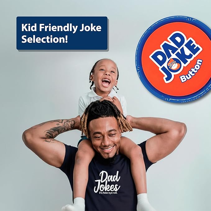 Dad Joke Gift Set Bundle For Dad | (1) Dad Joke Daily Perpetual Calendar & (1) Dad Joke Talking Button, Make Dad Laugh With This Father's Day Bundle Gift Set Present!