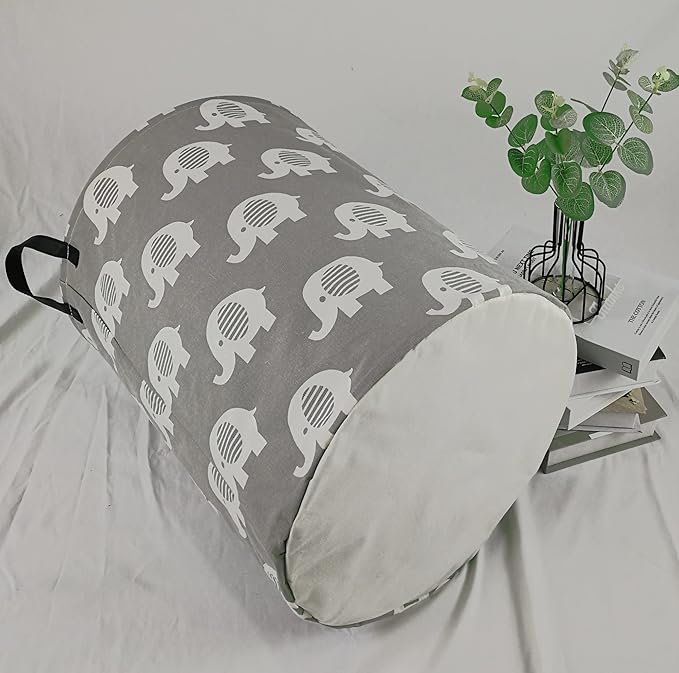 Kids Hamper Storage Bins Organizer Toy Box Laundry Basket Large Canvas Collapsible Chest for Home/Dorm/Kitchen/Pet/Office/Closet/Shelf/Gift Baskets