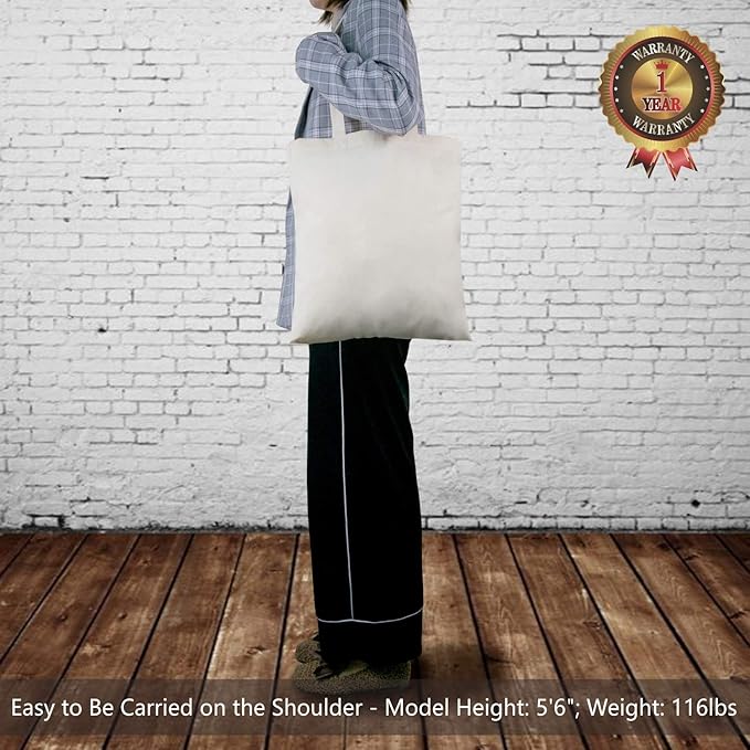 TOPDesign 240-Pack Custom Cotton Tote Bags with Logo, Bulk Personalized Cloth Bags, Suitable for DIY, Advertising, Promotion, Gift, Activity