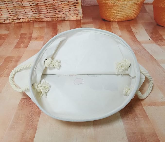 Round Laundry Basket Storage Bins Nursery Hamper Gift Baskets for Home,Office,Home Decor