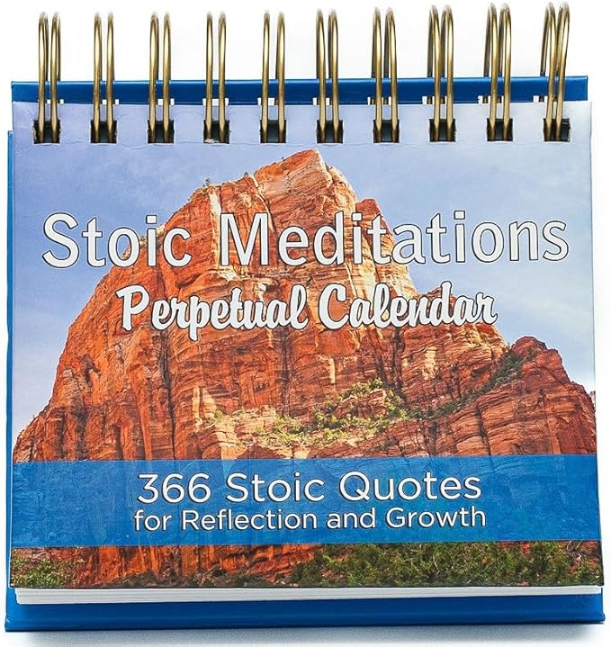 2025-2026 Stoic Meditations Perpetual Calendar: 366 Stoic Quotes for Reflection and Growth Daily Flip Calendar