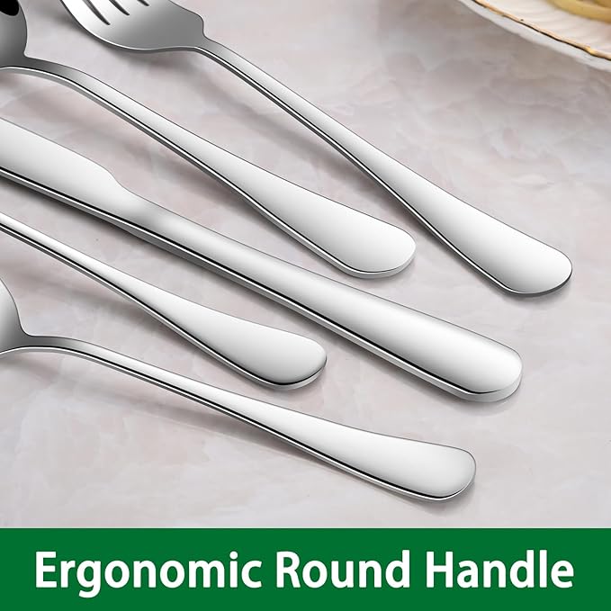 16-Piece 8 Inches Dinner Forks Set,Durable Stainless Steel Table Forks,Dishwasher Safe Silverware Main Fork Service For Home Restaurant,Silverware Fork