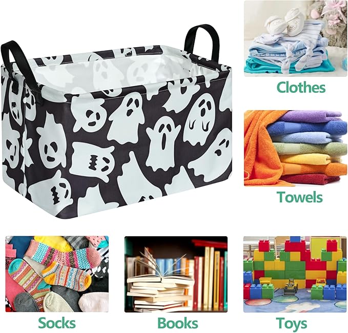 Rectangle Gift Shelf Nursery Storage Basket Laundry Hamper Storage Box and Bins for Home Clothes with Handles