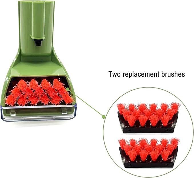 1400B Little Green 3" Tough Stain Brush Tool Replacement for Bissell Little-Green Upright & Portable Carpet Cleaners for 1400B 1425 3860 4075 1400W 1400 1844 2290A Series, 1 Brush, 2 Replacement Brush