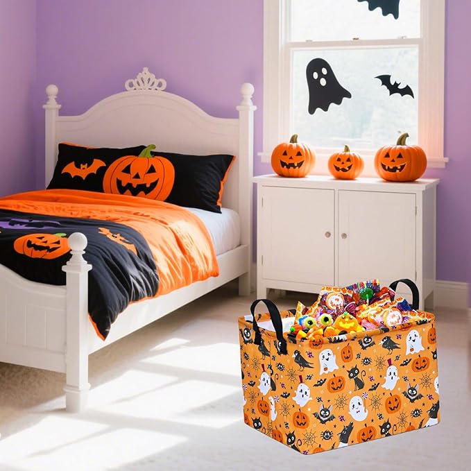 Rectangle Gift Storage Basket Home Shelf Storage Basket Organizer Box Clothes Laundry Hamper Nursery Basket Laundry Basket with Handles