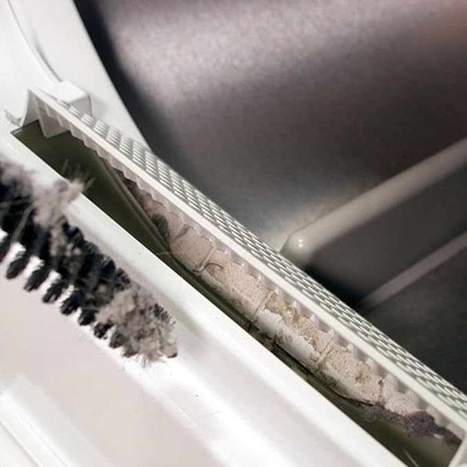 3PCS Crevice Gap Cleaning Tool Kit Brush Dryer Lint Brush Vent Cleaner 27 inch Refrigerator Condenser Coil Cleaning Brushes & Hard Bristle Crevice Cleaning Brush for Household Use