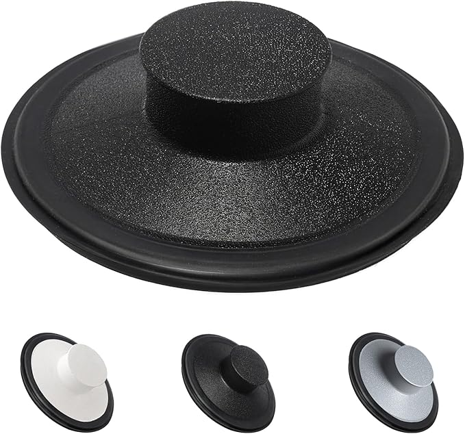 RQYEKDO Kitchen Sink Stopper, 1 Pack 3-1/2" Universal Sink Cover for Garbage Disposal Stopper and Kitchen Drain Plug,Replacement for InSinkErator, Moen,Waste King, Whirlpool,Kohler