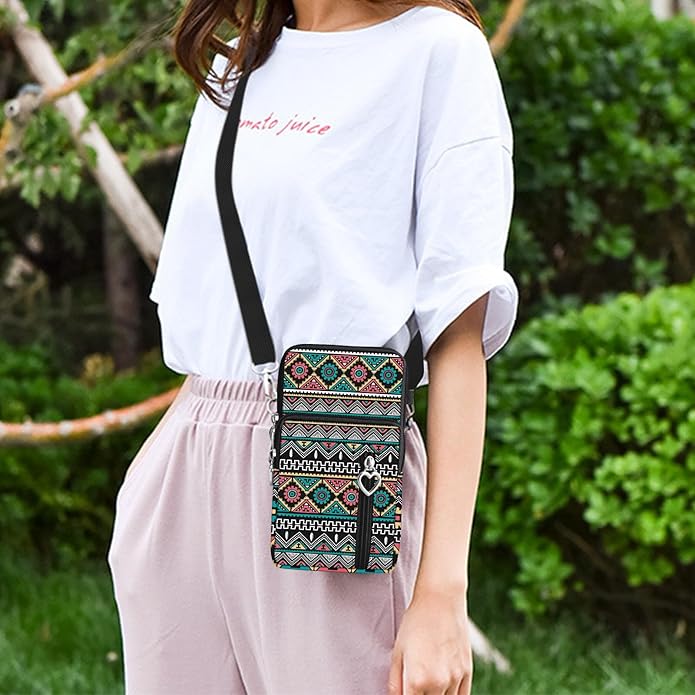 BIAOTIE Lightweight Small Crossbody Bags Cell Phone Purses Travel Pouch Shoulder Bag for Women