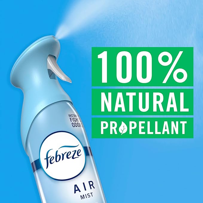 Febreze Air Mist, Air Freshener, Odor Fighting Room Spray, Deodorizer for Home Bathroom Kitchen Office Apartment, Lilac Sunrise, Warm Ocean Breeze, Summer Golden Hour Variety Pack, 8.1oz (Pack of 3)