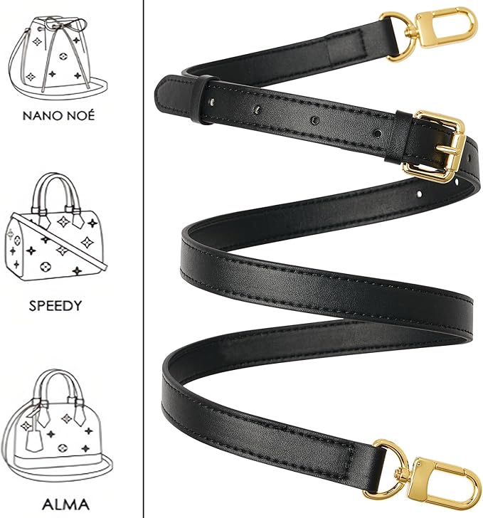 Genuine Vachetta Leather Crossbody Strap Genuine Leather Adjustable Replacement Strap for Shoulder Bag Handbag Purse