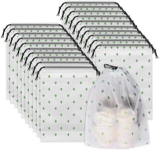 Shoe Bags for Travel, 15.7" x 11.8" Travel Shoe Bags for Packing, Large Waterproof Portable Travel Shoe Storage Bags Travel Essentials Women for and Men