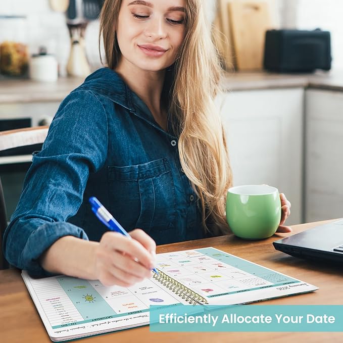 Monthly Planner 2026-2027, 2 Year Months Calendar Planner 2026-2027, Runs from January 2026 - December 2027, 7" x 10", 24 Months, Perfect for School Office Home Planning - Cats in Vine